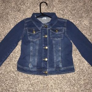 Soft, blue, jean jacket